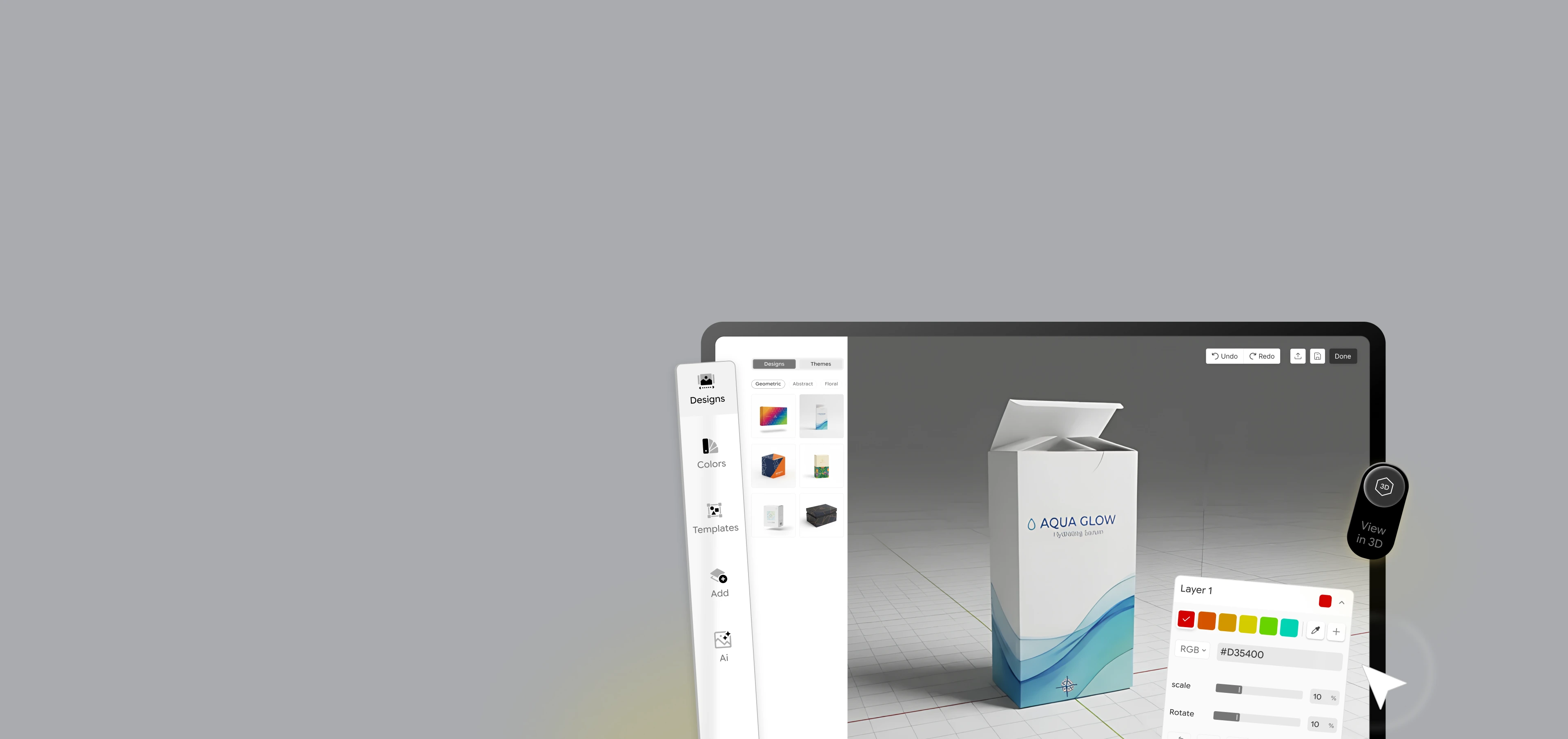 3D Customization Banner